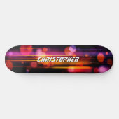 Kühle abstrakte Bewegtgrafik-Style Skateboard (Horizontal)
