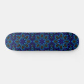 Kühle abstrakte geometrische Mandala-Kunst-Design Skateboard (Horizontal)