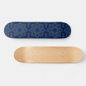 Kühle abstrakte geometrische Mandala-Kunst-Design Skateboard (Horizontal)
