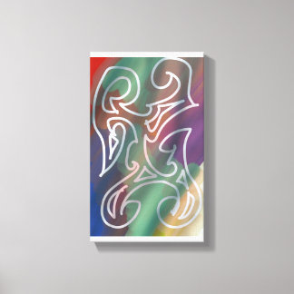 Kühle abstrakte Kunst Leinwanddruck