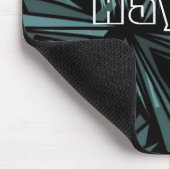 Kühle abstrakte zersplitterte Glas-Personalisierun Mousepad (Ecke)