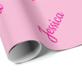 Kühle anpassbare Text Geschenkpapier (Rolleneckpunkt)