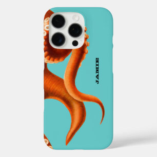 Kühle Aqua und Orange Octopus iPhone 5 16 Pro Hülle