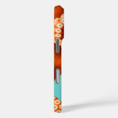 Kühle Aqua und Orange Octopus iPhone 5 Case-Mate iPhone Hülle (Rückseite / Rechts)