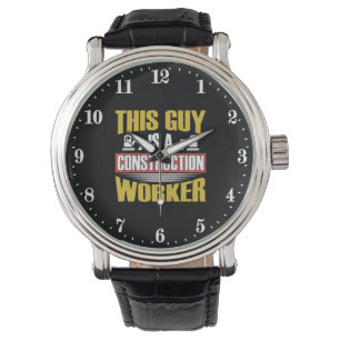 Kühle Arbeiter-Wortkunst Armbanduhr