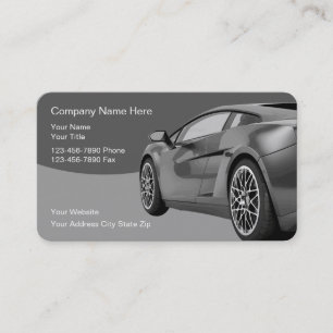 Kühle Auto-Visitenkarten Visitenkarte