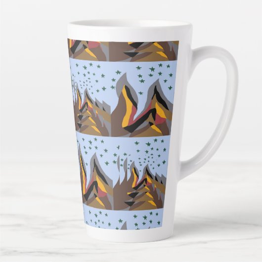 Kühle Berge Milchtasse (Rechts)