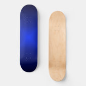 Kühle Blaue Blast Skateboard Deck (Vorderseite)