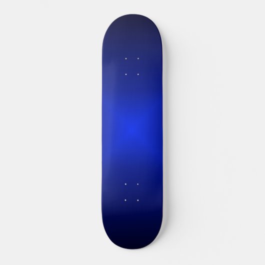 Kühle Blaue Blast Skateboard Deck (Vorderseite)
