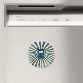 Kühle Blaue Eule Magnet (In Situ (Geschirrspüler))