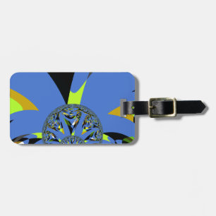 Kühle Bögen mit Fraktal-Kugeln Kunst-Design Gepäckanhänger