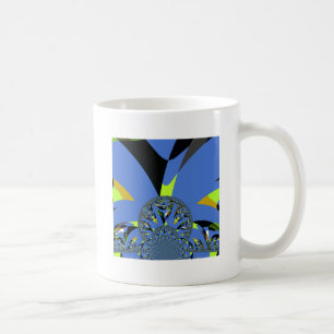 Kühle Bögen mit fraktalen Kugeln Kunst-Design Kaffeetasse
