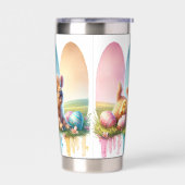 Kühle Brushhub Ostern Hochland Kuh 20oz Thermobecher (Links)