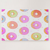 Kühle bunte Donuts Puzzle (Horizontal)