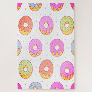 Kühle bunte Donuts Puzzle