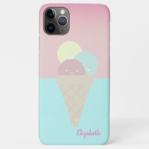 Kühle bunte Eistüten - Personalisiert Case-Mate iPhone Hülle