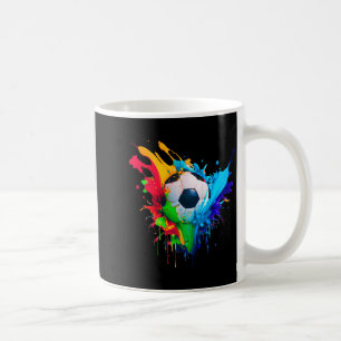 Kühle Bunte Fußball Spritzer Liebe Fußball Kunst S Kaffeetasse