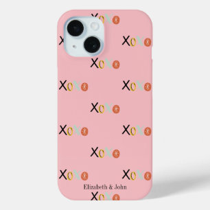 Kühle Bunte "XOXO" Herzen Valentinstag Case-Mate iPhone Hülle