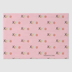 Kühle Bunte "XOXO" Herzen Valentinstag Seidenpapier