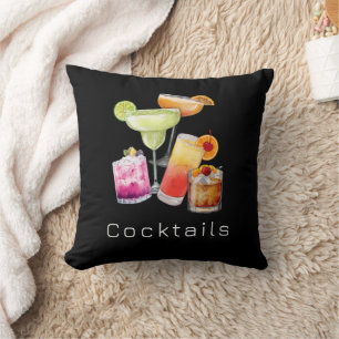 Kühle Cocktail-Quadratschleuder-Kissen Kissen