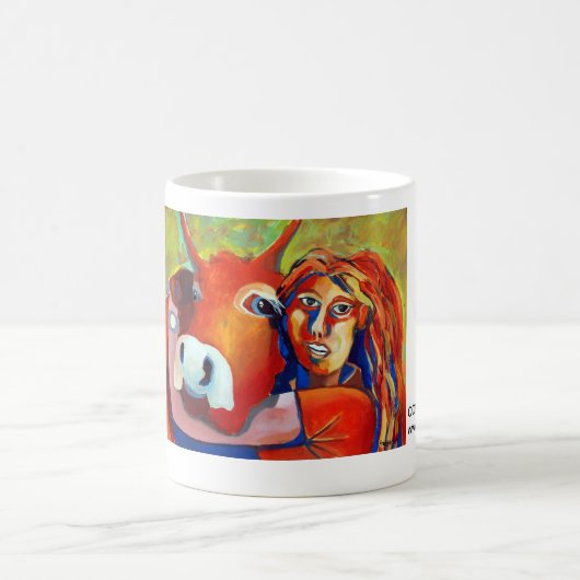 Kuhle cup: CowGirl Kaffeetasse (Mittel)