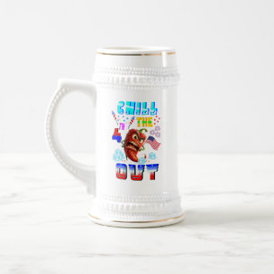 Kühle den 4. Juli aus Bierglas