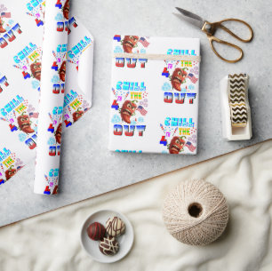 Kühle den 4. Juli herunter Geschenkpapier