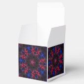 Kühle digitale, violette Fraktalkunst Geschenkschachtel (Geöffnet)