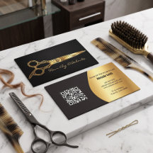 Kühle einfache falsche Gold-Schere Hairstylist