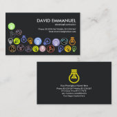 Kühle elektrische Glühbirnen-Elektrischer Visitenkarte (Vorne/Hinten)