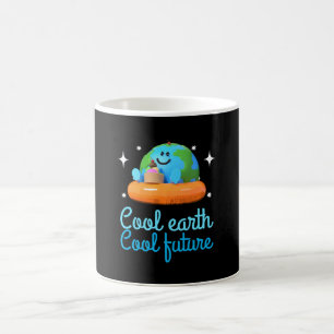 Kühle Erde, Kühle Zukunft - Erde Kaffeetasse