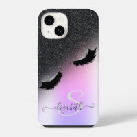 Kühle falsche Wimpern schwarzer Glitter Ombre