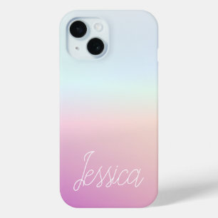 Kühle farbenfrohe Ombre-Verläufe & Ihre Schrift Case-Mate iPhone Hülle