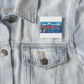 Kühle farbenfrohe Stadt Denver Button (Beispiel)