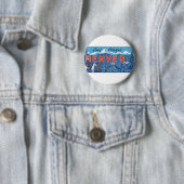 Kühle farbenfrohe Stadt Denver Button (Beispiel)