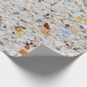 Kühle Farbige Marmor Granit Stein Textur Geschenkpapier (Ecke)