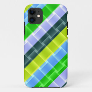 Kühle Farbstreifen modernes Design 2 iPhone 11 Hülle