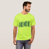 Kühle, fette Typografiedesign. T-Shirt (Vorne ganz)