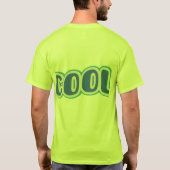 Kühle, fette Typografiedesign. T-Shirt (Rückseite)