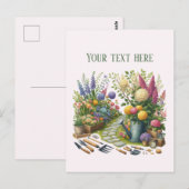 Kühle Gartenlandschaft anpassbar Postkarte (Vorne/Hinten)