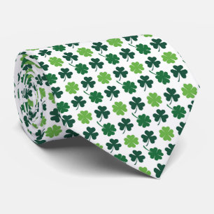 Kühle geflieste St. Patrick's Day Shamrocks Kleebl Krawatte