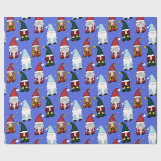 Kühle Gnomies (Mittel) Geschenkpapier (Saum)