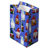 Kühle Gnomies (Mittel) Geschenktüte (Vorderseite Schrägansicht)