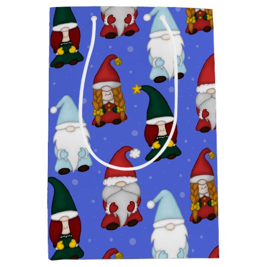 Kühle Gnomies (Mittel) Geschenktüte (Vorderseite)