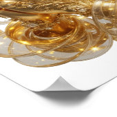 Kühle goldene BETENDE HÄNDE Poster (Ecke)