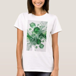 Kühle grüne ABSTRACT ART Gestaltung T-Shirt