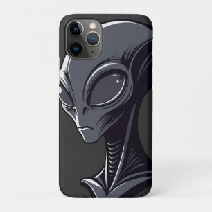 Kühle grüne Alien-Illustration - Moderner Sci-Fi-C Case-Mate iPhone Hülle