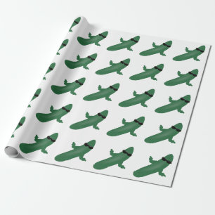 Kühle Gurke Geschenkpapier