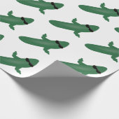 Kühle Gurke Geschenkpapier (Ecke)