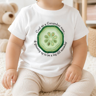 Kühle Gurke große Dill Baby T-shirt